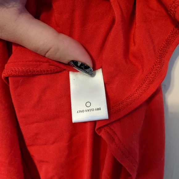 SW3 Bespoke Made in USA Red Modal Rayon Long Tank Top - Picture 4 of 4